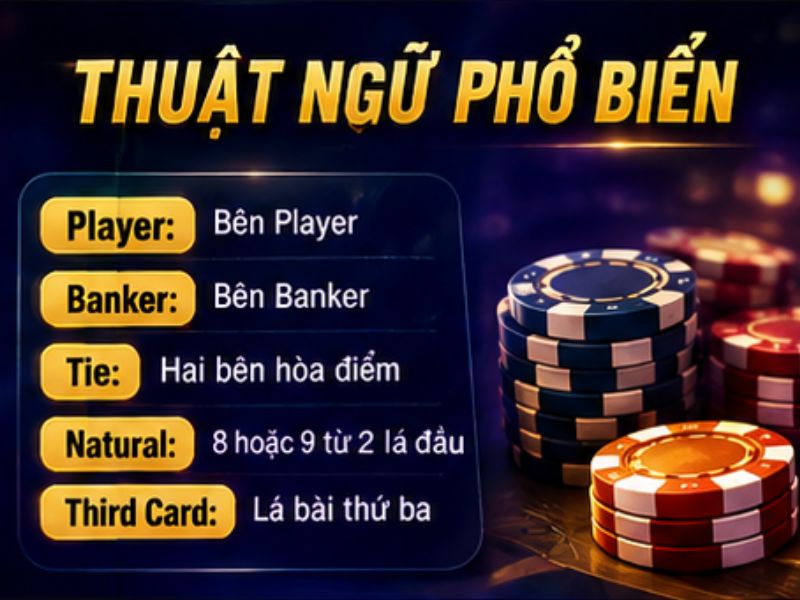 Các Thuật Ngữ Baccarat Phổ Biến